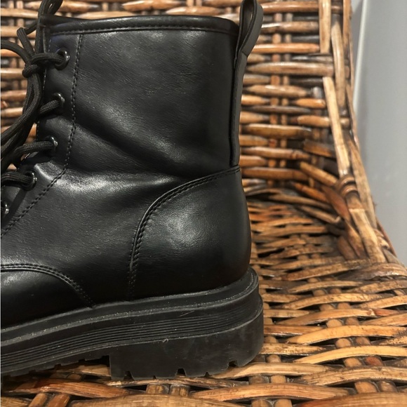 Dream Pairs Black Combat Boots Moto Boots in size 7.5 - Picture 8 of 15